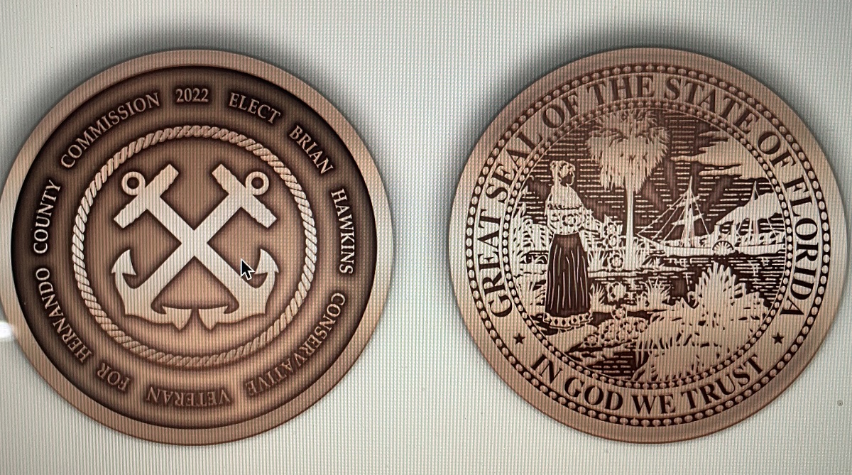 Brian Hawkins Challenge Coins